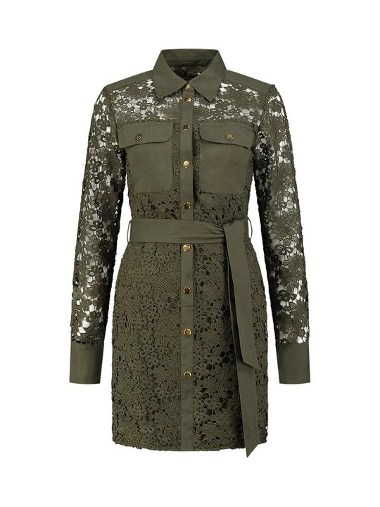 Zdjęcie produktu Sukienka koszulowa NIKKIE oliwkowy