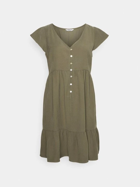 Zdjęcie produktu Sukienka koszulowa Only khaki