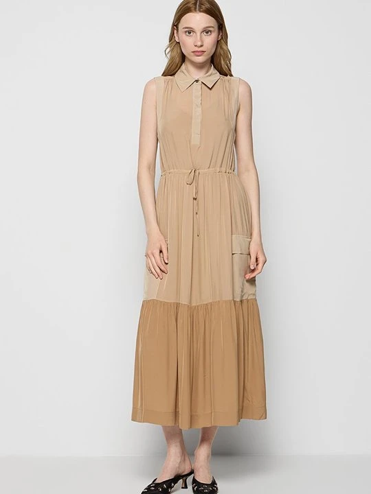Zdjęcie produktu Sukienka koszulowa Scotch & Soda piaskowy