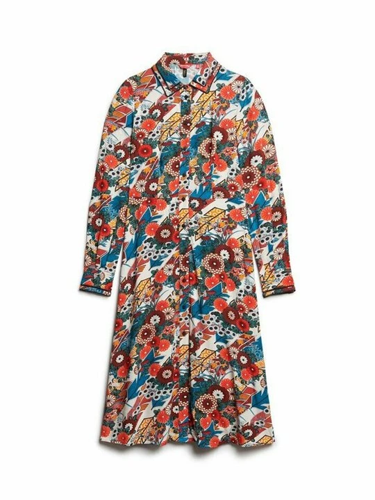 Zdjęcie produktu Sukienka koszulowa Superdry czerwony