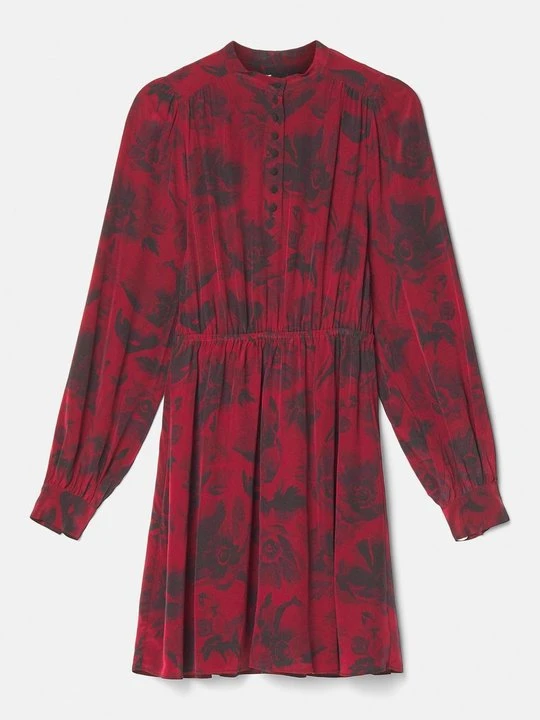 Zdjęcie produktu Sukienka koszulowa The Kooples bordowy