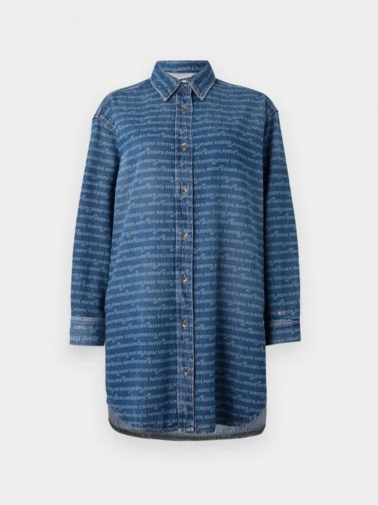 Zdjęcie produktu Sukienka koszulowa Tommy Jeans niebieski denim