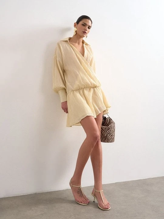 Zdjęcie produktu Sukienka koszulowa Topshop mleczny