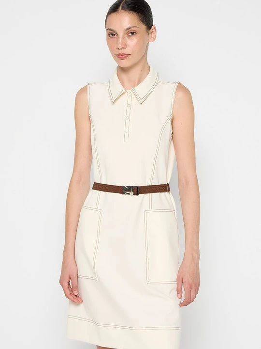 Zdjęcie produktu Sukienka koszulowa Tory Burch mleczny