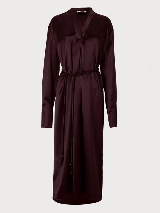 Zdjęcie produktu Sukienka koszulowa Tory Burch ciemnoczerwony