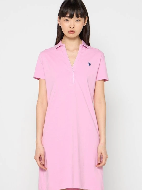 Zdjęcie produktu Sukienka koszulowa U.S. POLO ASSN. różowy