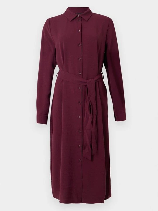 Zdjęcie produktu Sukienka koszulowa Vero Moda bordowy