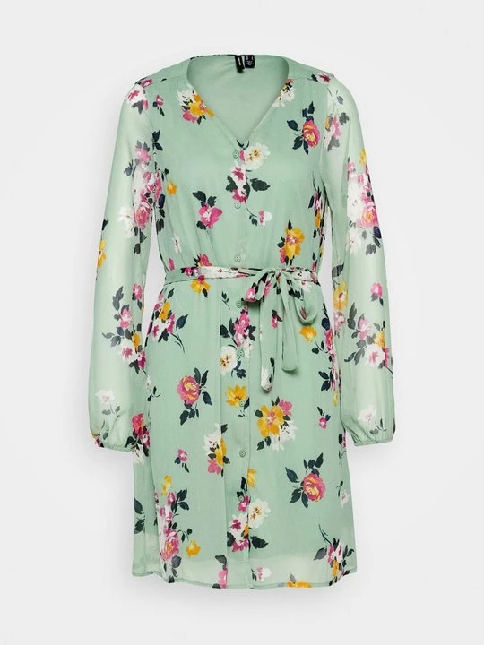Zdjęcie produktu Sukienka koszulowa Vero Moda zielony