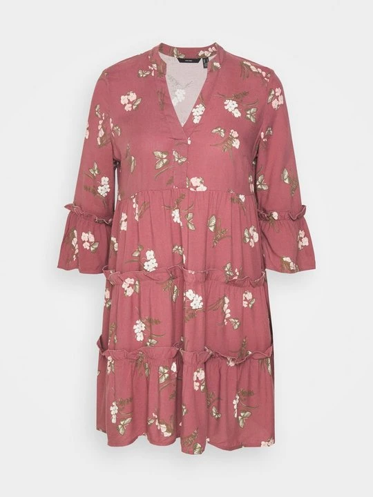 Zdjęcie produktu Sukienka koszulowa Vero Moda jasnoróżowy melanż