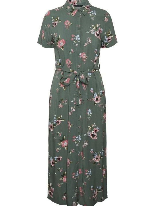 Zdjęcie produktu Sukienka koszulowa Vero Moda jasnozielony