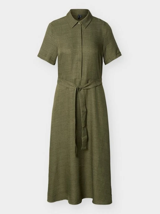 Zdjęcie produktu Sukienka koszulowa Vero Moda khaki