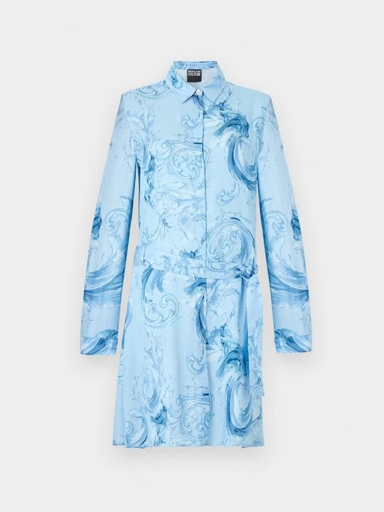 Zdjęcie produktu Sukienka koszulowa Versace Jeans Couture niebieski