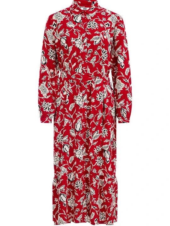 Zdjęcie produktu Sukienka koszulowa WE Fashion czerwony