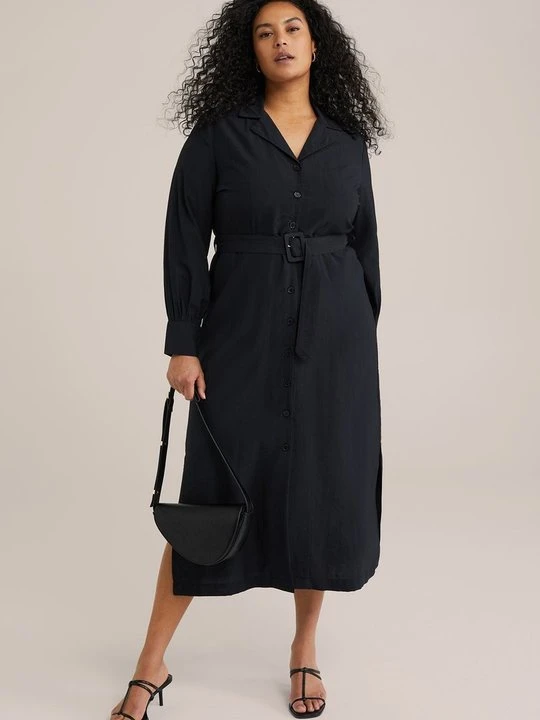 Zdjęcie produktu Sukienka koszulowa WE Fashion czarny