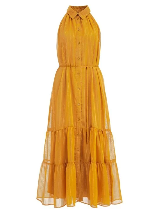 Zdjęcie produktu Sukienka koszulowa WE Fashion żółty