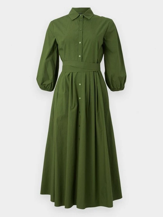 Zdjęcie produktu Sukienka koszulowa Weekend Max Mara ciemnozielony