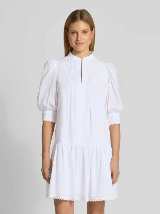 Zdjęcie produktu Sukienka koszulowa z bufiastymi rękawami model 'Dido' JOOP! Biały