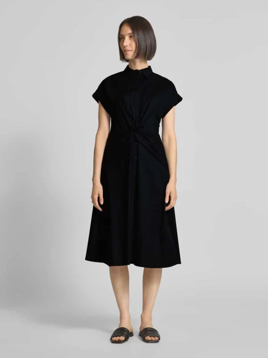 Zdjęcie produktu Sukienka koszulowa z wiązanym detalem model ‘CIAN’ Lauren Ralph Lauren Czarny