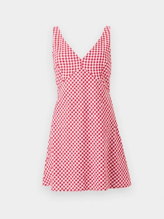 Zdjęcie produktu Sukienka letnia Abercrombie & Fitch jasnoczerwony