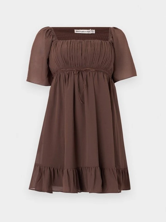 Zdjęcie produktu Sukienka letnia Abercrombie & Fitch brązowy