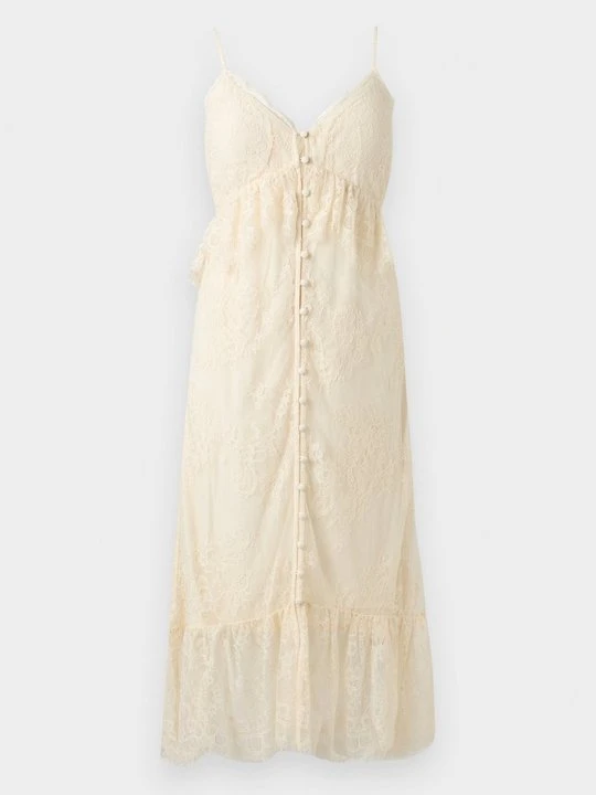 Zdjęcie produktu Sukienka letnia Abercrombie & Fitch beżowy