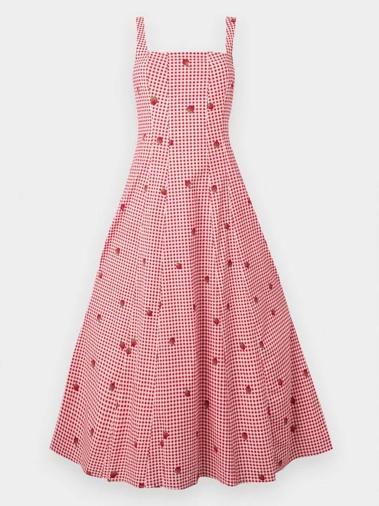 Zdjęcie produktu Sukienka letnia Abercrombie & Fitch czerwony