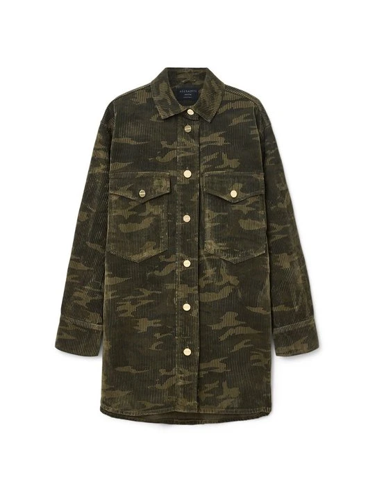 Zdjęcie produktu Sukienka koszulowa AllSaints khaki