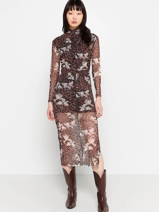 Zdjęcie produktu Sukienka letnia AllSaints brązowy