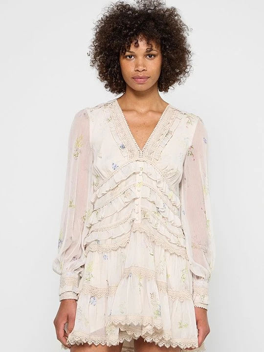 Zdjęcie produktu Sukienka letnia AllSaints mleczny
