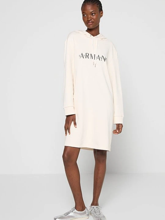 Zdjęcie produktu Sukienka letnia Armani Exchange mleczny