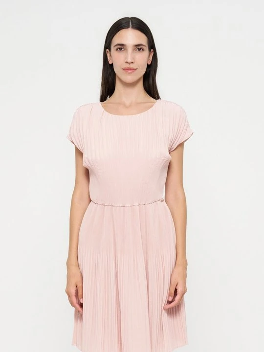 Zdjęcie produktu Sukienka letnia Armani Exchange beżowy melanż