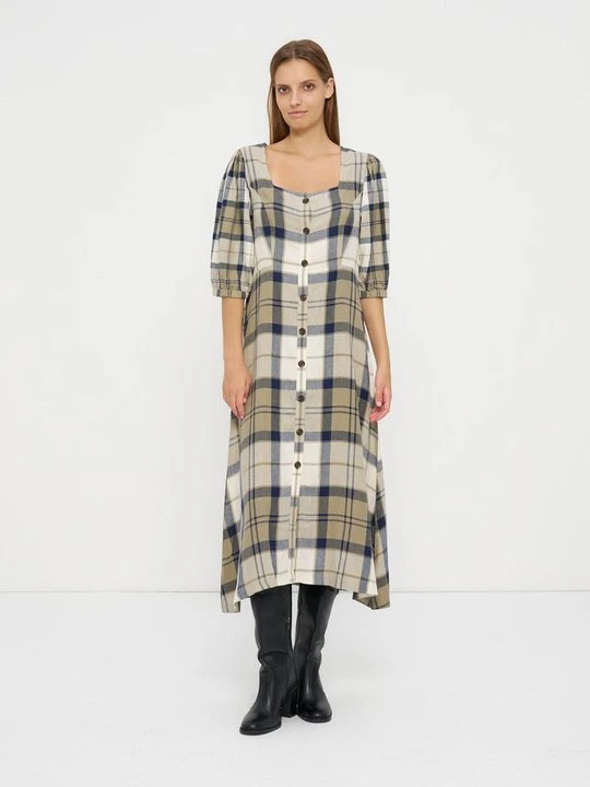 Zdjęcie produktu Sukienka letnia Barbour jasnobrązowy
