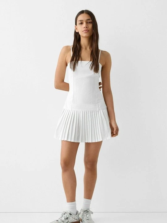 Zdjęcie produktu Sukienka letnia Bershka biały