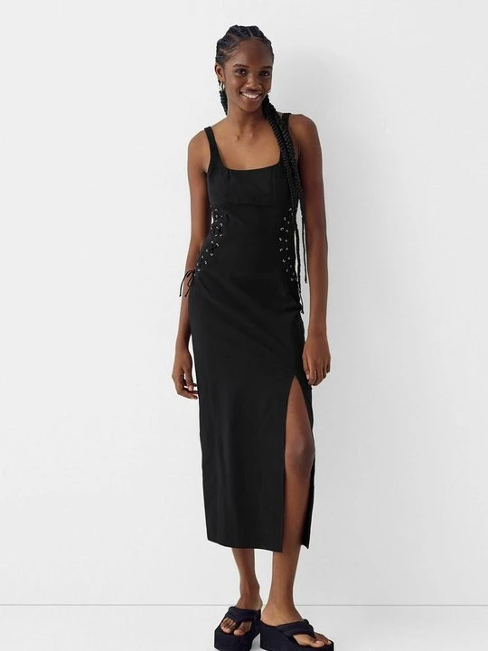 Zdjęcie produktu Sukienka letnia Bershka czarny
