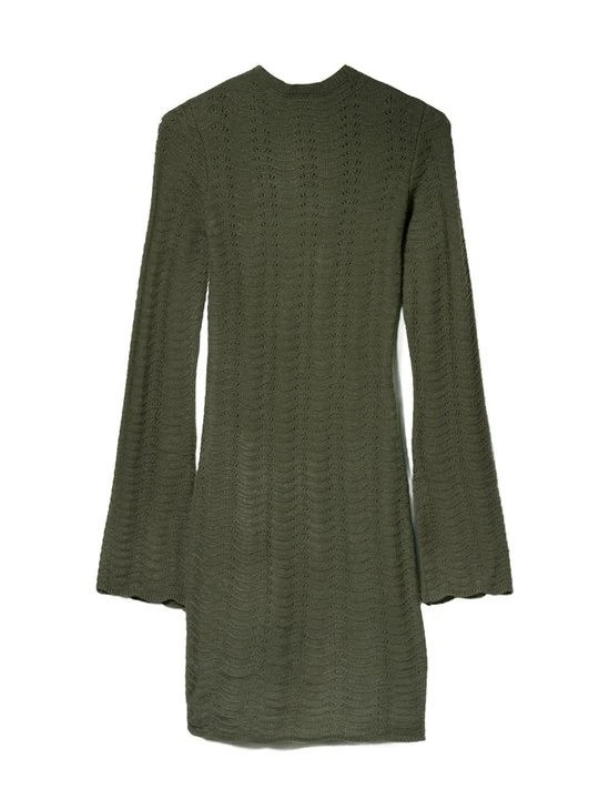 Zdjęcie produktu Sukienka letnia Bershka khaki