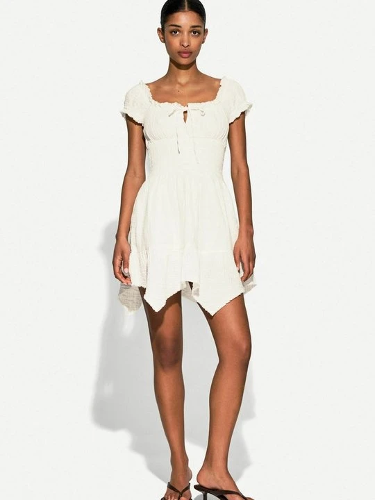 Zdjęcie produktu Sukienka letnia Bershka biały