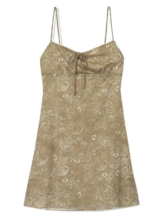 Zdjęcie produktu Sukienka letnia Bershka khaki
