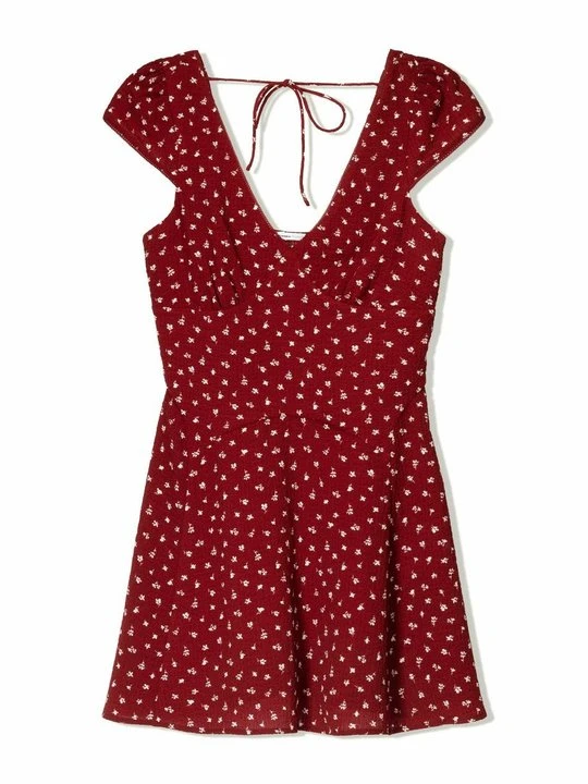 Zdjęcie produktu Sukienka letnia Bershka czerwony