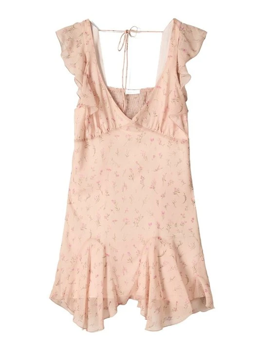 Zdjęcie produktu Sukienka letnia Bershka jasnoróżowy