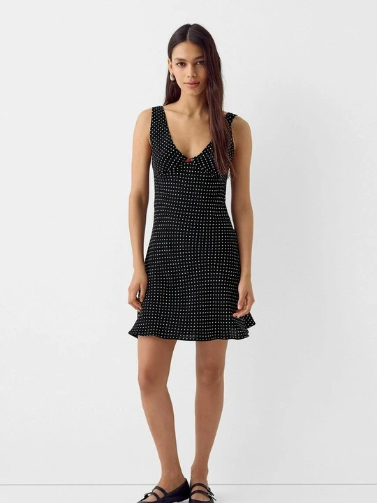 Zdjęcie produktu Sukienka letnia Bershka czarny