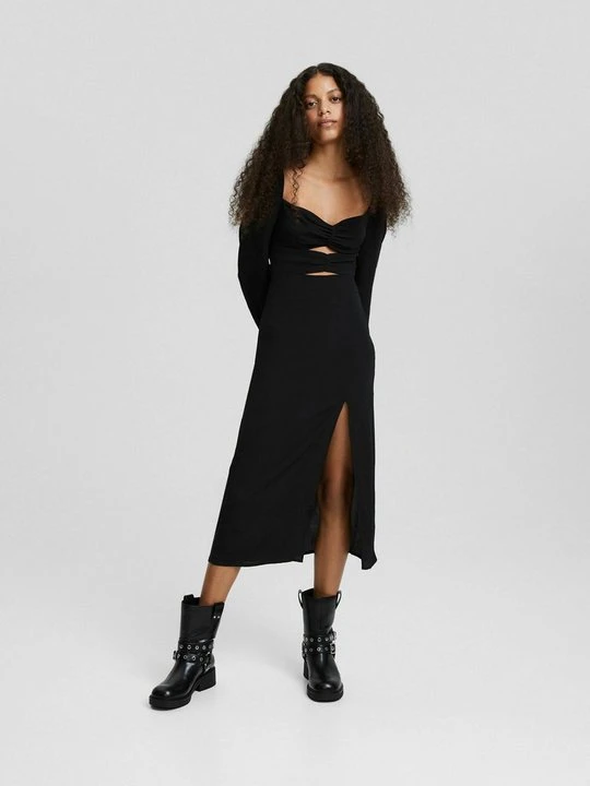 Zdjęcie produktu Sukienka letnia Bershka czarny