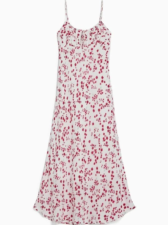 Zdjęcie produktu Sukienka letnia Bershka beżowy