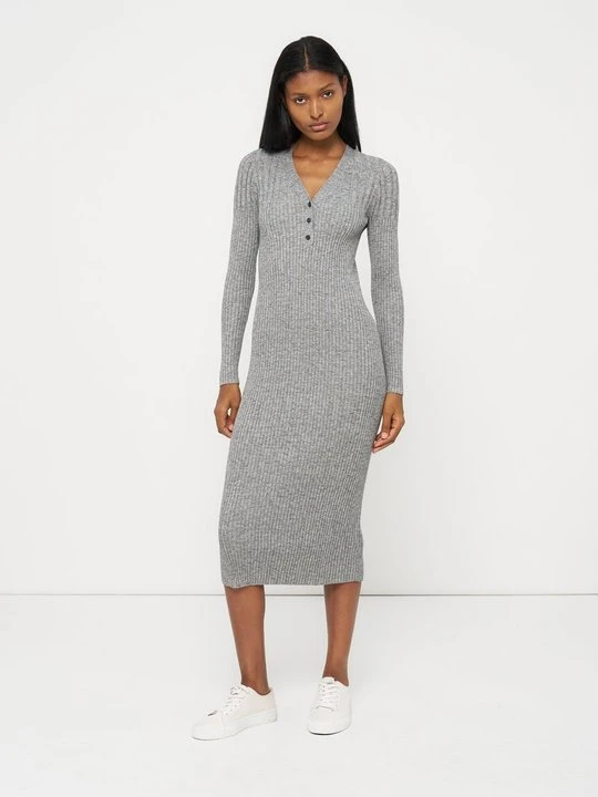 Zdjęcie produktu Sukienka letnia Calvin Klein Jeans szary melanż