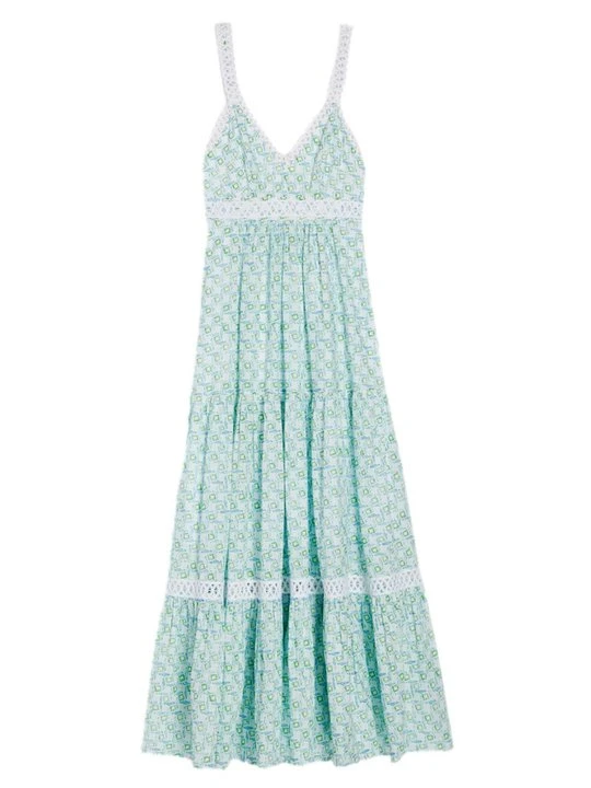 Zdjęcie produktu Sukienka letnia CLAUDIE PIERLOT jasnozielony