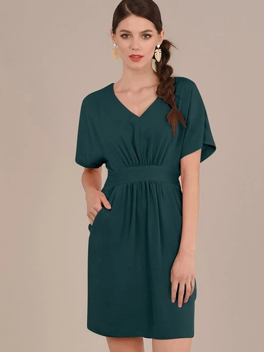Zdjęcie produktu Sukienka letnia Closet ciemnozielony