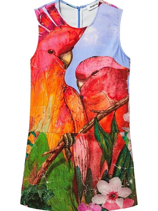 Zdjęcie produktu Sukienka letnia Desigual jasnoniebieski