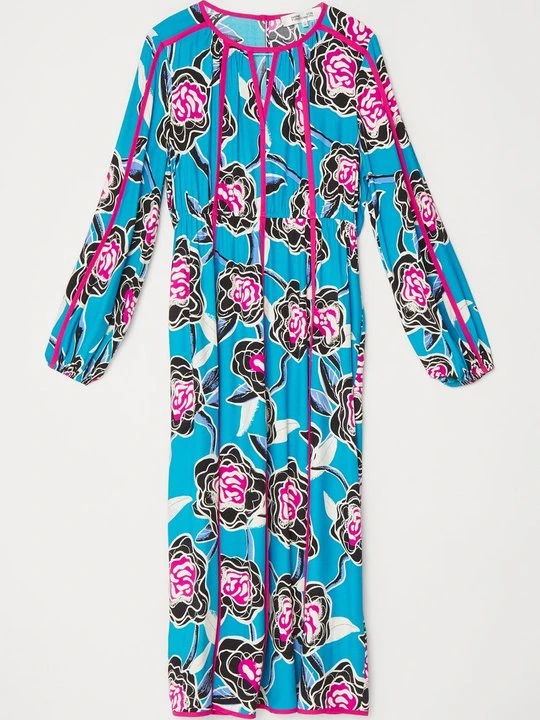 Zdjęcie produktu Sukienka letnia Diane Von Furstenberg niebieski