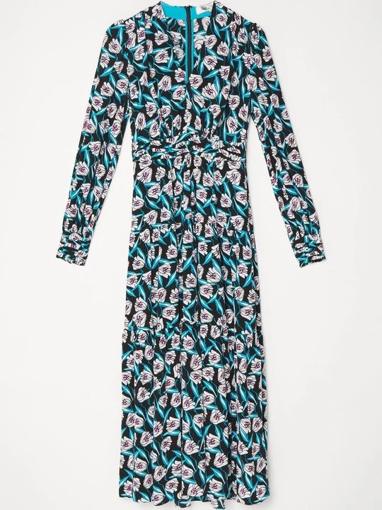 Zdjęcie produktu Sukienka letnia Diane Von Furstenberg niebieski