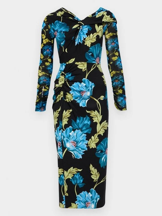 Zdjęcie produktu Sukienka letnia Diane Von Furstenberg niebieski