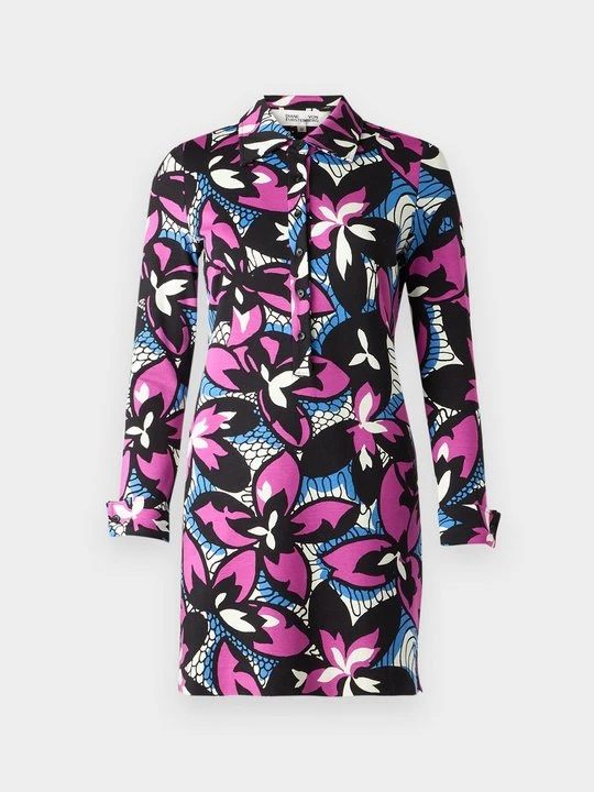 Zdjęcie produktu Sukienka letnia Diane Von Furstenberg fioletowy